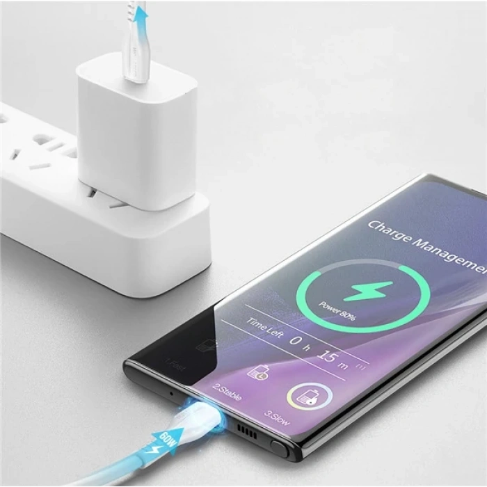 DUX DUCİS Type-C PD 60W QC4.0 Hızlı Şarj Kablosu 1 Metre-(5775)