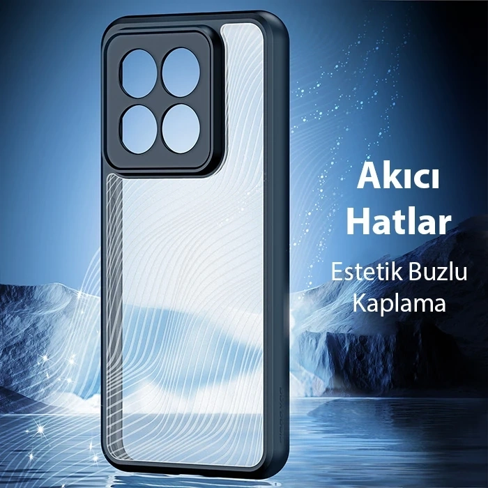 Dux Ducis Xiaomi 14 Pro Aimo Series Premium Buzlu Sert PC-TPU Kılıf-(5775)