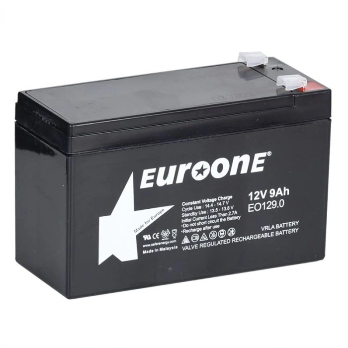 EUROONE EO-1212 12 VOLT - 12 AMPER AKÜ  (151 X 98 X 95 MM) (4767)