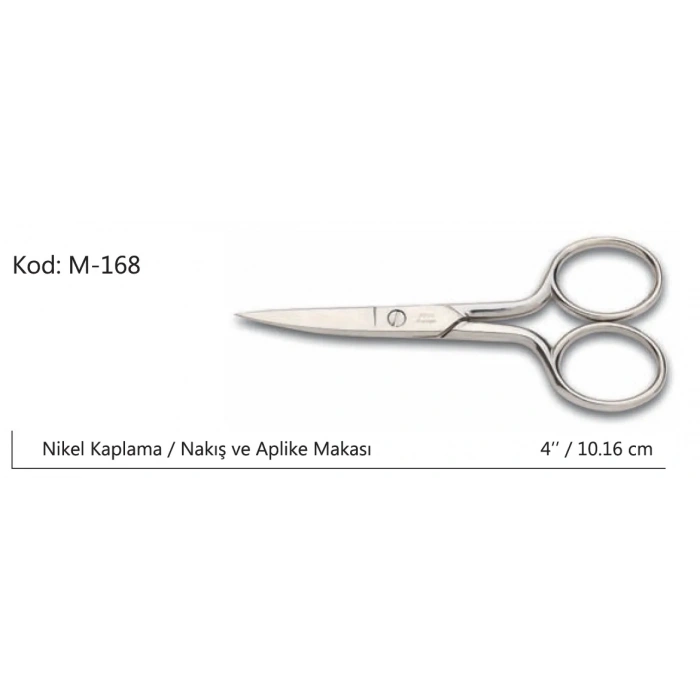 Europe Kalın Nakış Makası Süper Kalite No:4 10,16 Cm