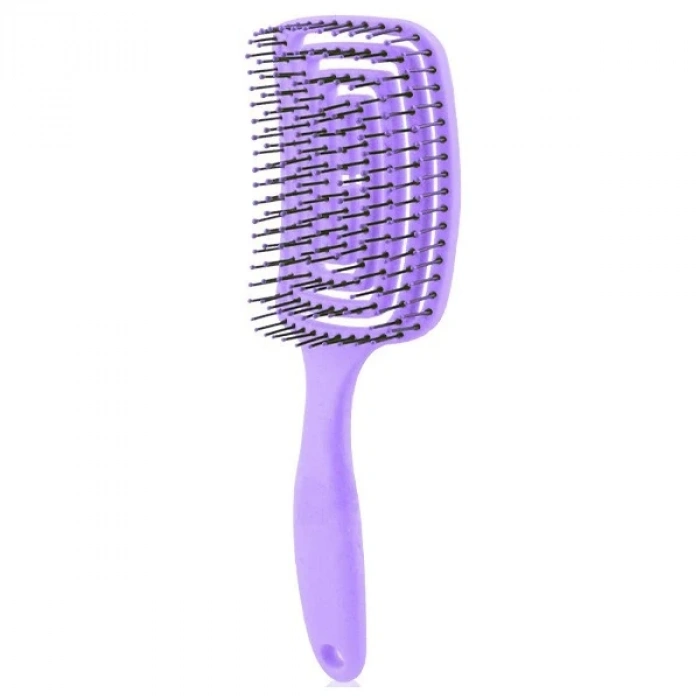 EZERE Büyük Kavisli Yumuşak Saç Açma Ve Tarama Fırçası-(5775)