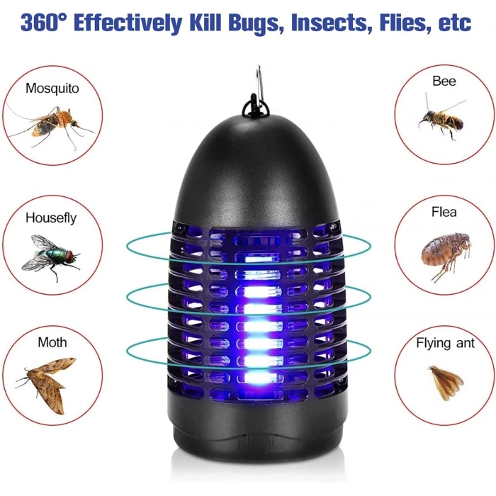Fyc Elektrikli Böcek Öldürücü, Böcek Tuzağı Sinek Lambası, Uv Işıklı, Sivrisinek Lambası, Temizlik Fırçası, Sivrisinek Kapanı, Sinek Kapanı, Böcek...