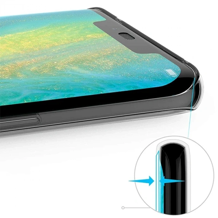 Gor Huawei Mate 20 Pro Kamera Korumalı Ultra Slim Soft Silikon Kılıf-(5775)