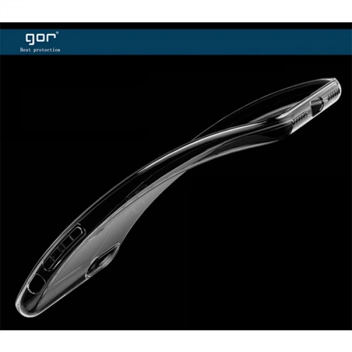 GOR Xiaomi Mi 10 Lite Kamera Korumalı Ultra Slim Silikon Kılıf-(5775)