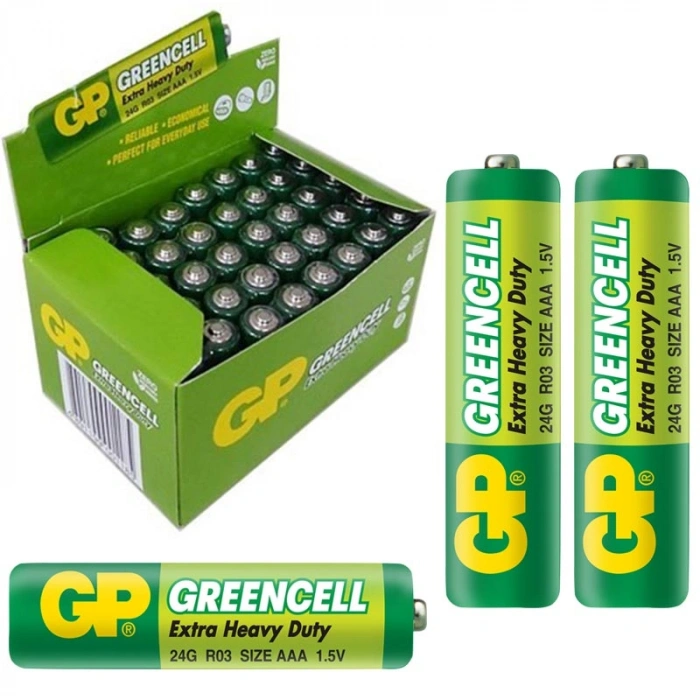 GP 24G-2S2 GREENCELL AAA İNCE KALEM PİL (40 LI PAKET) (4767)
