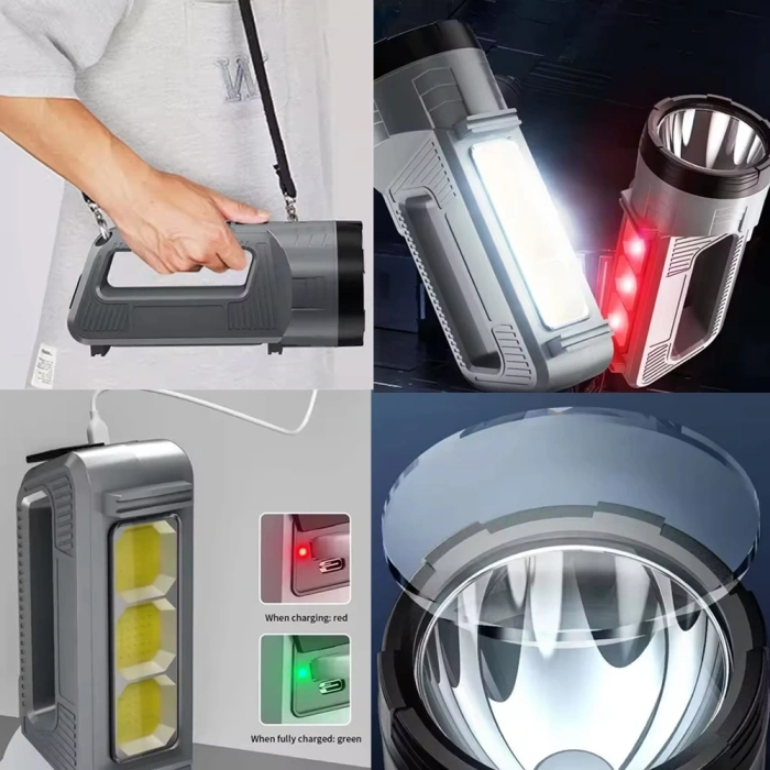 Güçlü Şarjlı Fener Masa Lambası  Wt-603