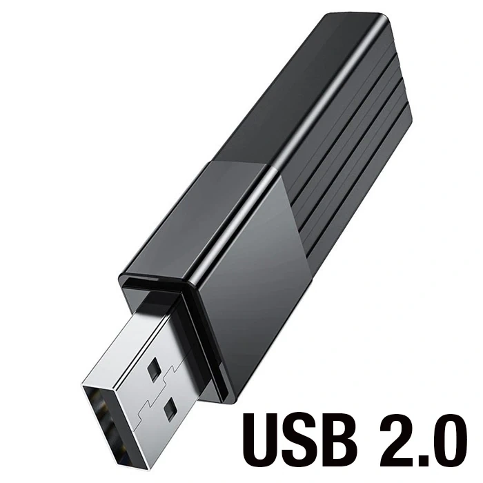 HOCO HB20 2in1 Hafıza Kart Okuyucu USB 2.0 Çevirici Adaptör-(5775)