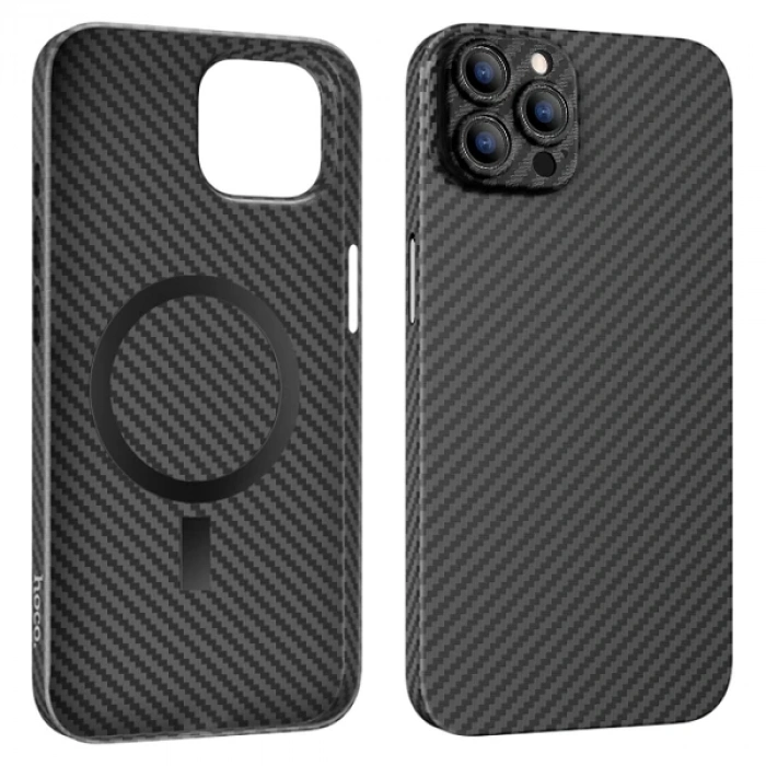 Hoco iPhone 14 Plus 6.7 Kılıf Manyetik Magsafeli Kamera Korumalı Telefon Kılıfı-(5775)