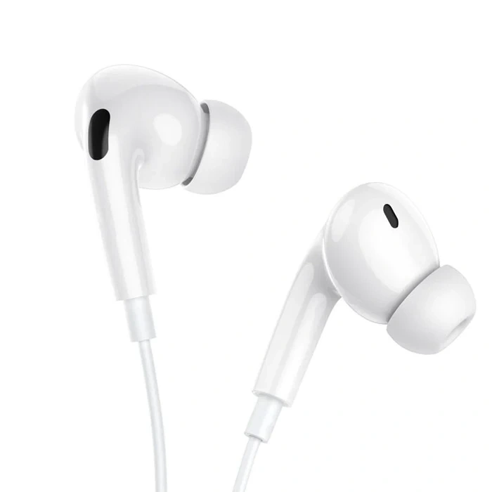 HOCO M101 Pro Crystal Type-C Kulakiçi Mikrofonlu Kablolu Kulaklık-(5775)