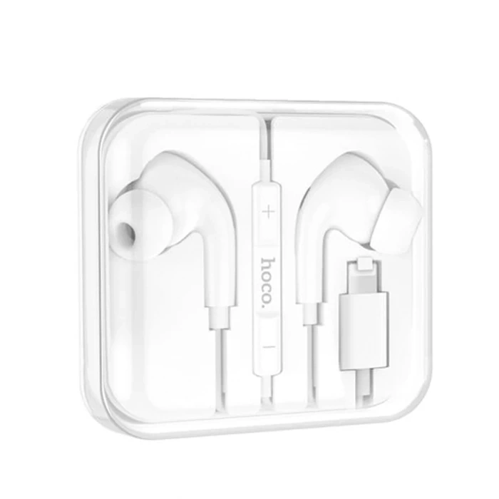 HOCO M111 Pro Primero Lightning Kulakiçi Mikrofonlu Kablolu Kulaklık-(5775)