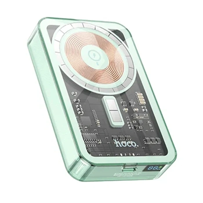 HOCO Q14A Ice Crystal 10000mAh PD20W Magsafe Uyumlu Manyetik Hızlı Şarj Powerbank-(5775)