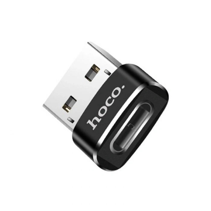 HOCO UA6 Erkek USB to Dişi Type-C Dönüştürücü Çevirici Adaptör-(5775)