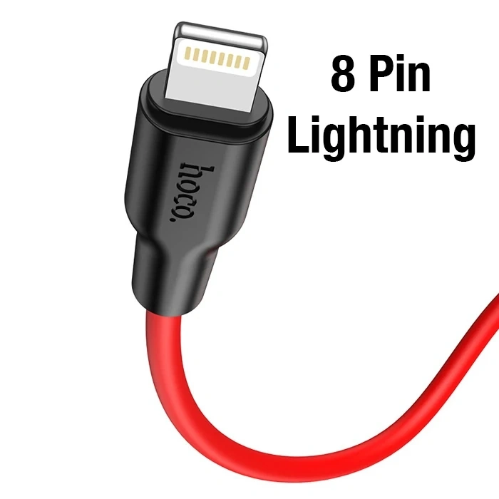 HOCO X21 Plus PD 20W Type-C to iPhone Lightning Silikon Hızlı Şarj ve Data Kablosu-(5775)