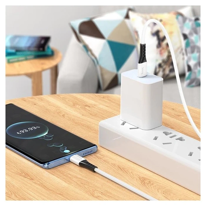 HOCO X82 60W Type-C to Type-C Hızlı Şarj Kablosu Silikon Data Kablosu-(5775)