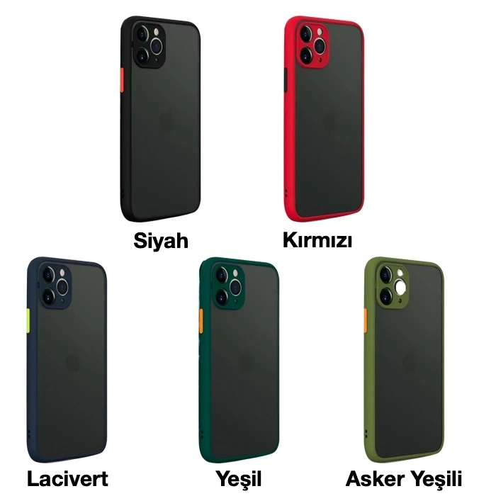 iPhone 11 Pro Max 6.5inç Kamera Korumalı Premium Silikon Kılıf-(5775)