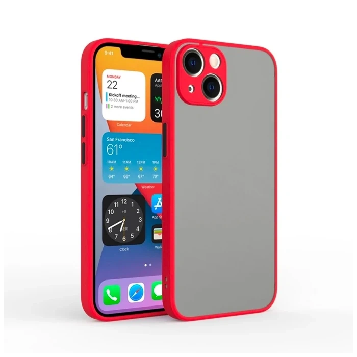 iPhone 13 Mini 5.4inç Kamera Korumalı Premium Silikon Kılıf-(5775)