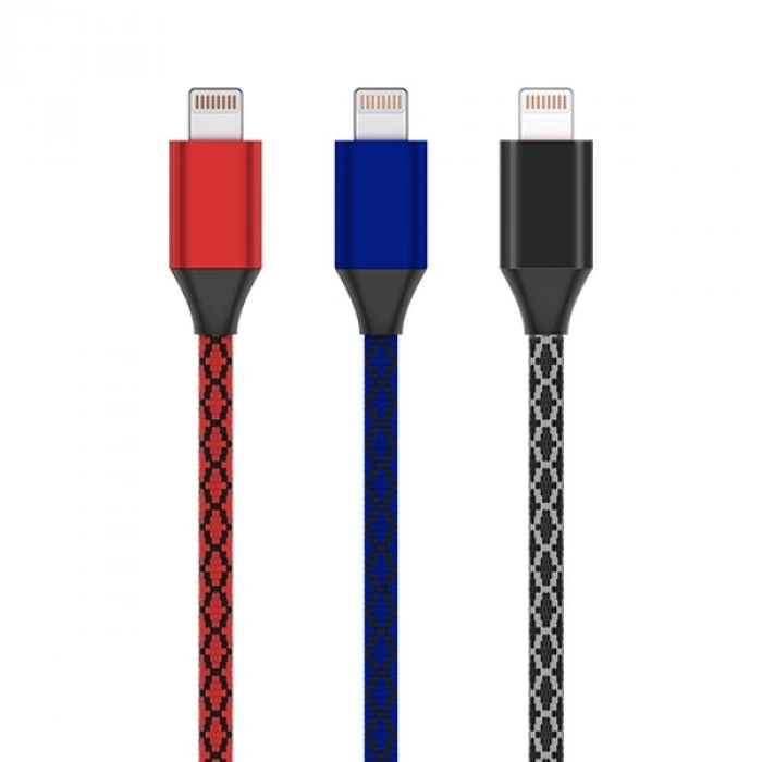 İPhone 14-13-12 11 3.0A Hızlı Halat Usb Şarj Kablosu 1MM-(5775)