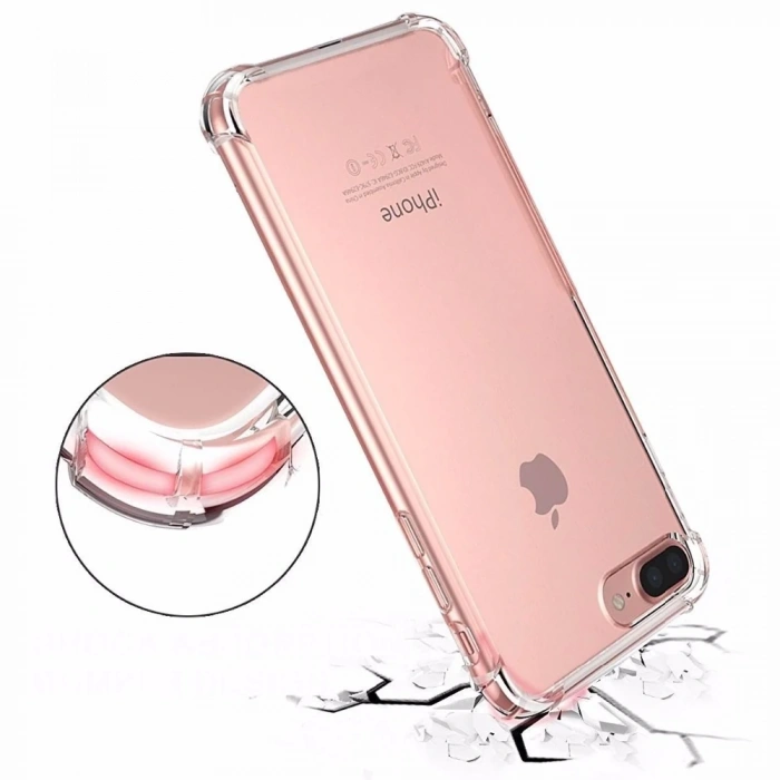 İPhone 7 Plus İPhone 8 Plus Anti-Drop Darbe Emici Silikon Kılıf-(5775)