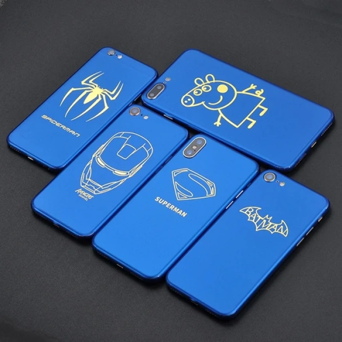 İphone X Xs Desenli Telefon Kaplaması Arka Sticker-(5775)
