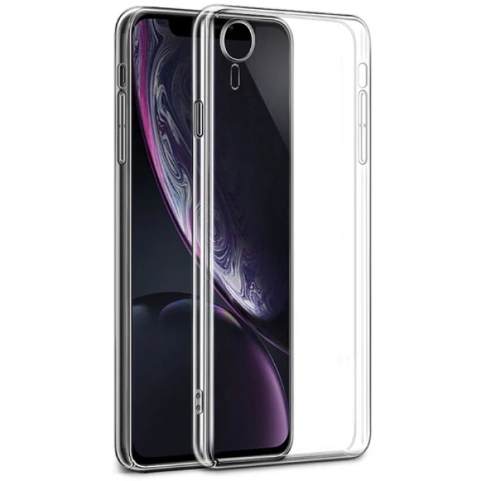 İPhone Xr. 6.1 Kamera Korumalı Ultra Slim Soft Silikon Kılıf-(5775)