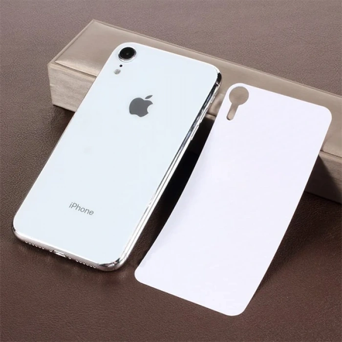 İphone Xr 6.1 Karbon Fiber Arka Kaplama Sticker-(5775)