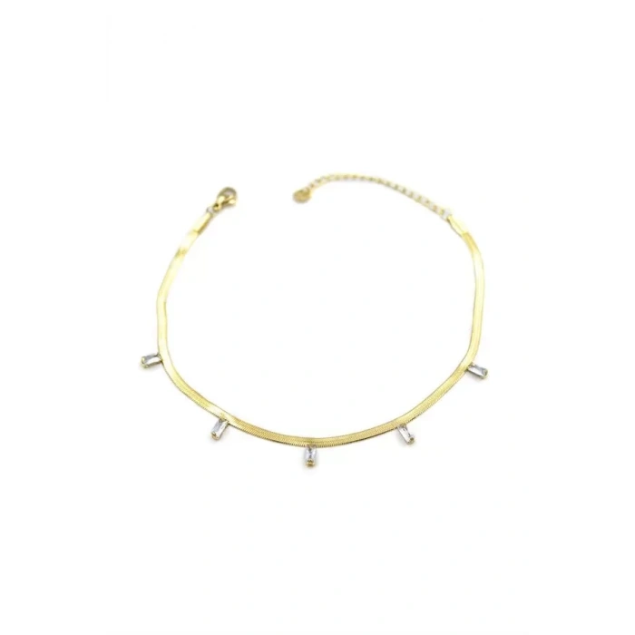 İtalyan Zincir Halhal - Altın