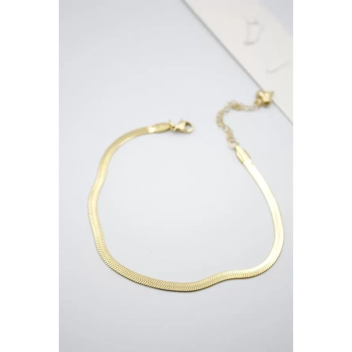 İtalyan Zincir Halhal - Altın