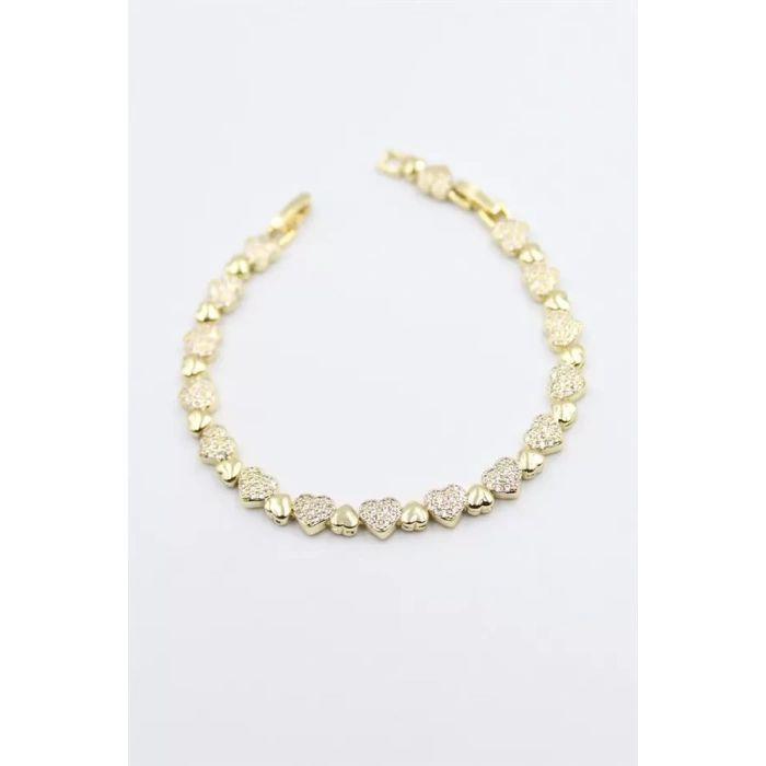 Kalp Xuping Bileklik - Altın