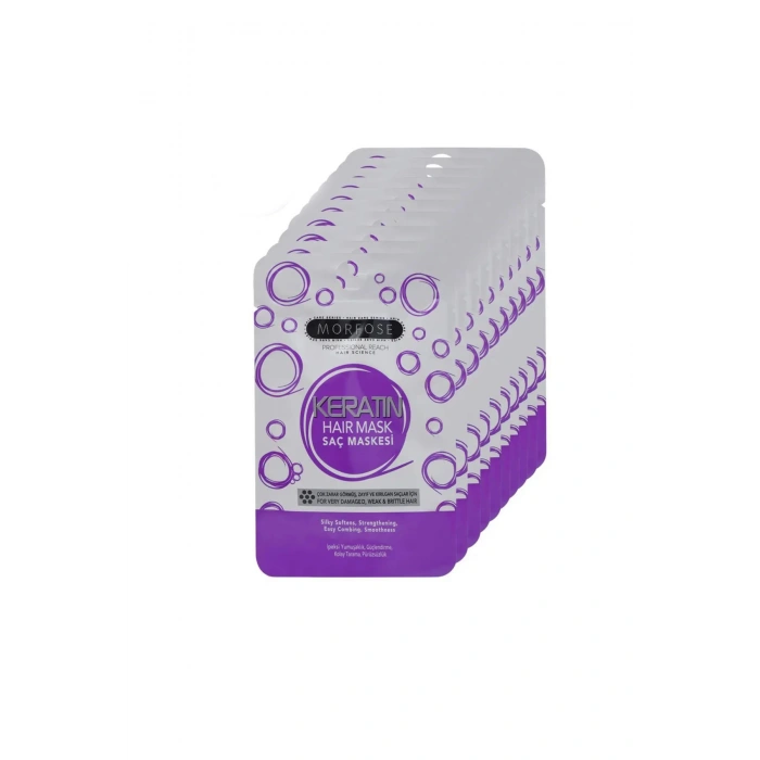 Keratin Saç Maskesi 25 ML (24 ADET) - Yıpranmış Saçlar İçin - mrfs