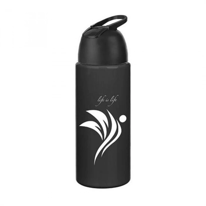 Kilitlenebilen Matara Güvenlikli Suluk Sporcu Matarası Spor Su Şişesi İçecek Şişesi 700ml (4767)