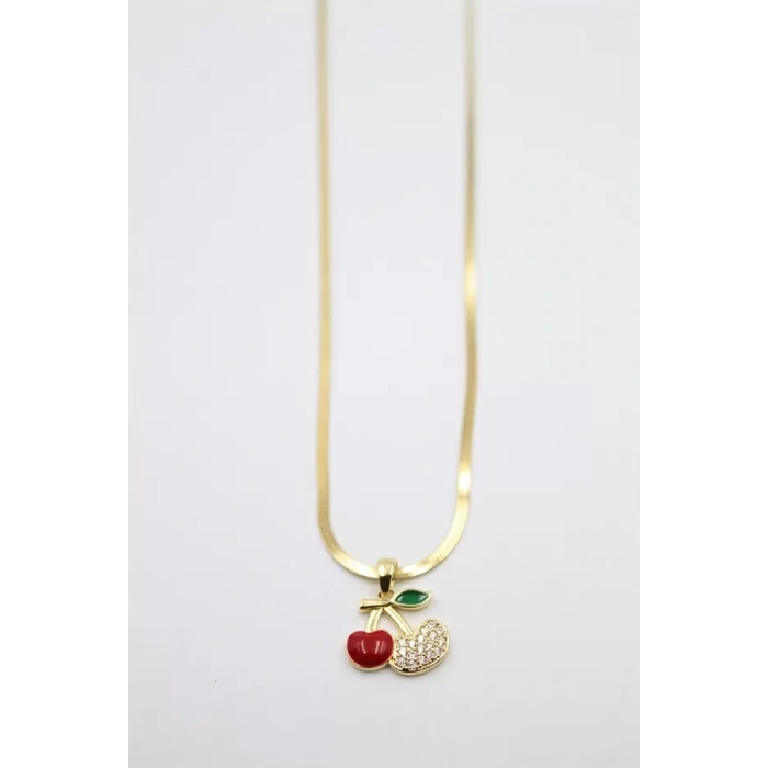 Kiraz Kolye - Altın