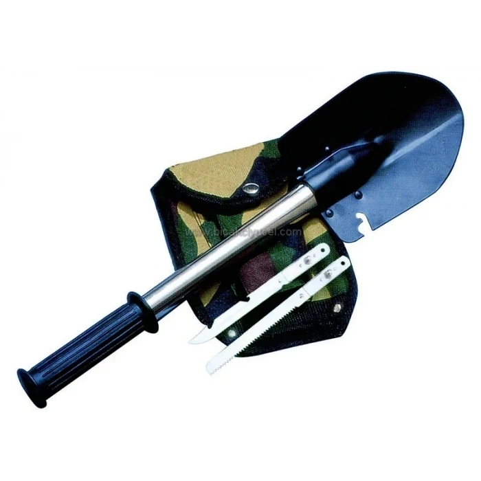 Kpx14 4 Lü Kamp Seti - Bıçak Testere Kürek Balta - Kılıflı