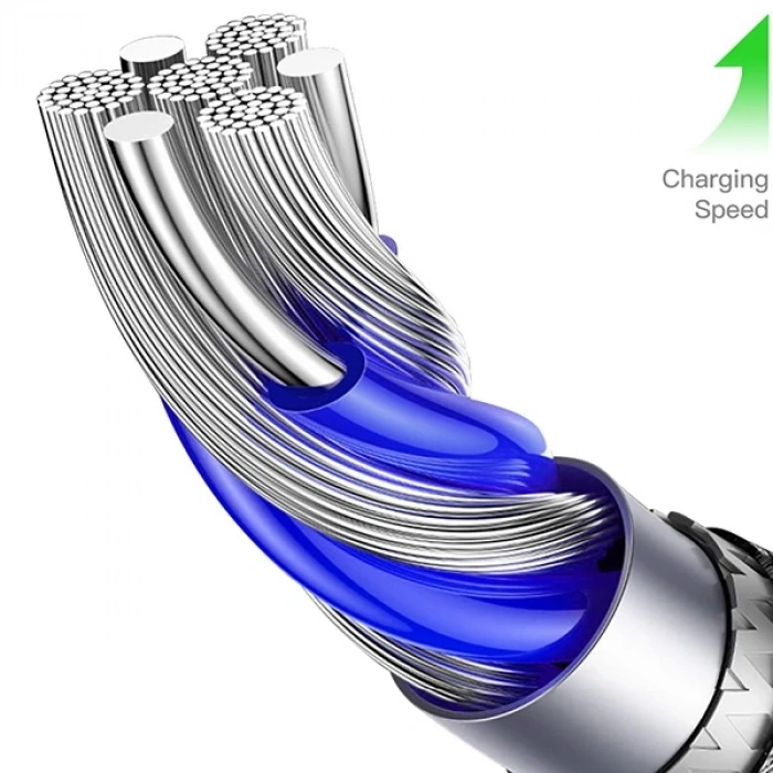 KUULAA Type C Type-C PD 60W QC4.0 Hızlı Şarj ve Data Kablosu 1Metre-(5775)