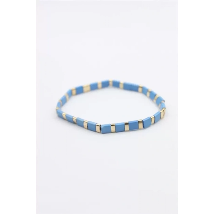 Lastikli Bileklik - Turkuaz