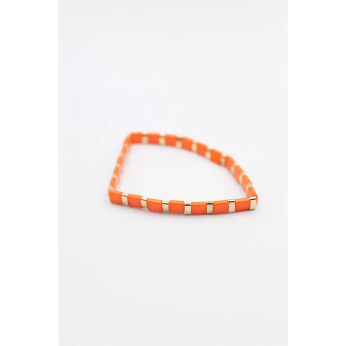 Lastikli Bileklik - Turuncu