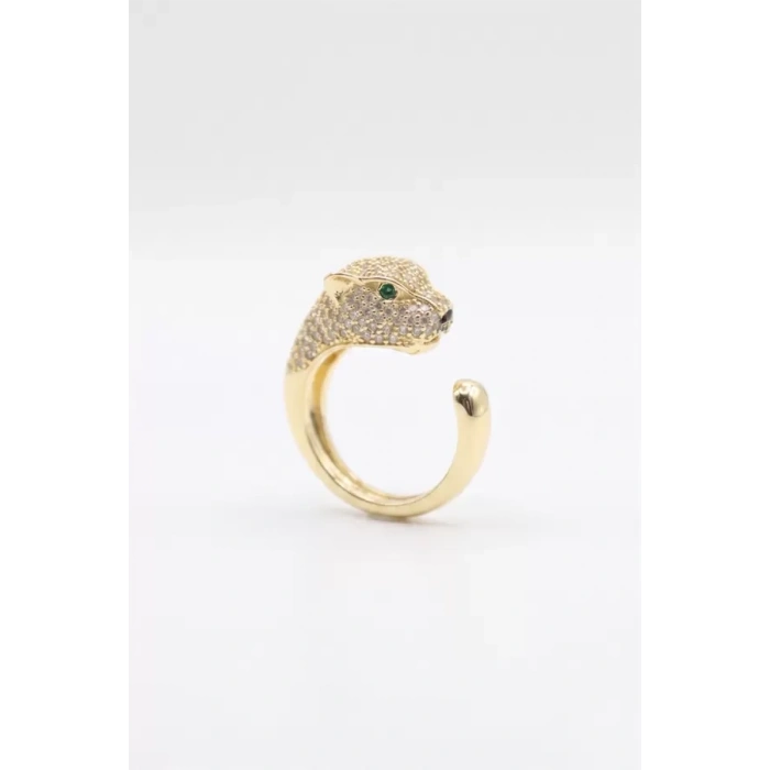 Leopar Yüzük - Altın