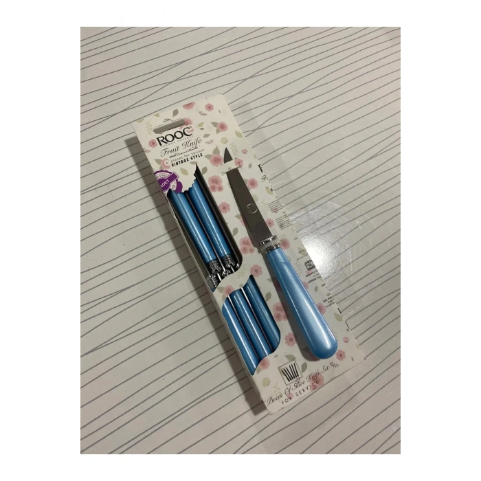 Lüx Meyve, Kahvaltı ve Tatlı Bıçak Seti 6lı