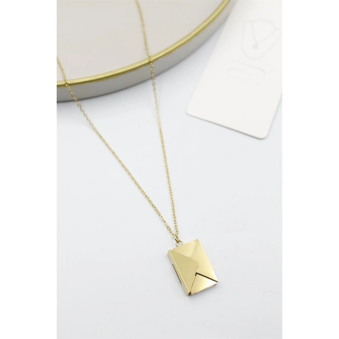 Mektup Kolye - Altın