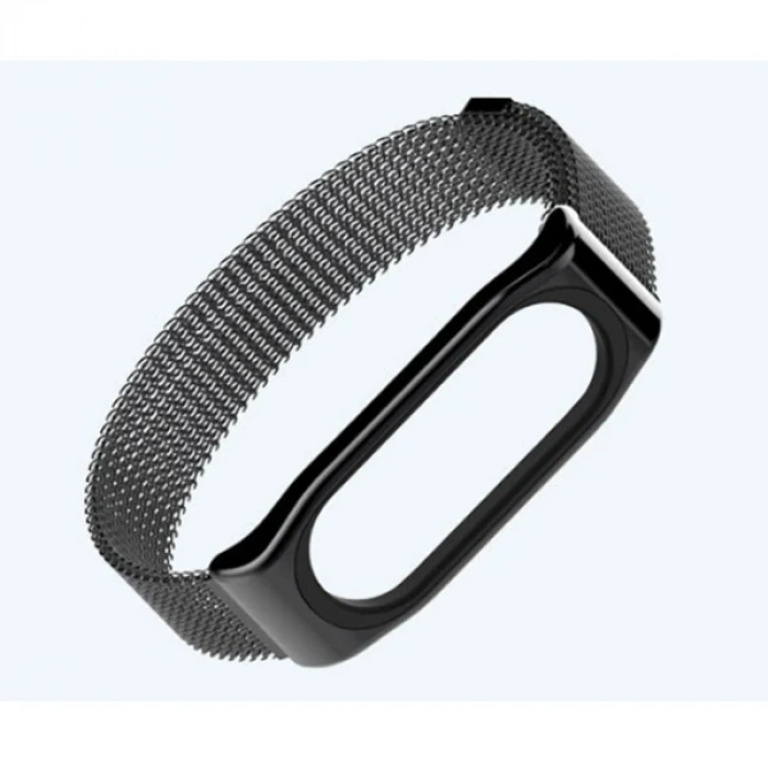 Mijobs Xiaomi Mi Band 4-3 Metal Kayış Kordon Milano Loop-(5775)