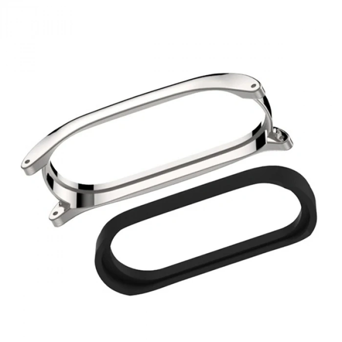 Mijobs Xiaomi Mi Band 5-4  Pu Deri Kayış Kordon-(5775)