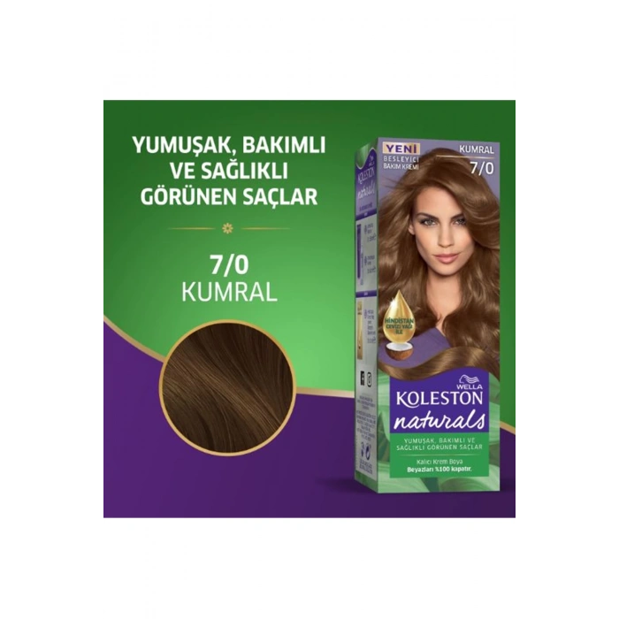 Naturals Saç Boyası Kumral 7/0