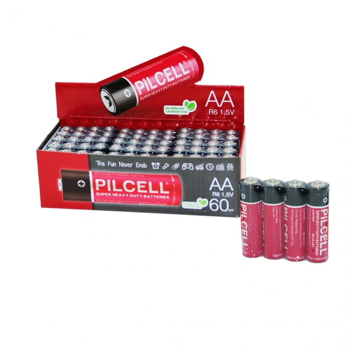 PİLCELL  KALEM  PİL   AA - 1.5W - R6   60PCS (4767)