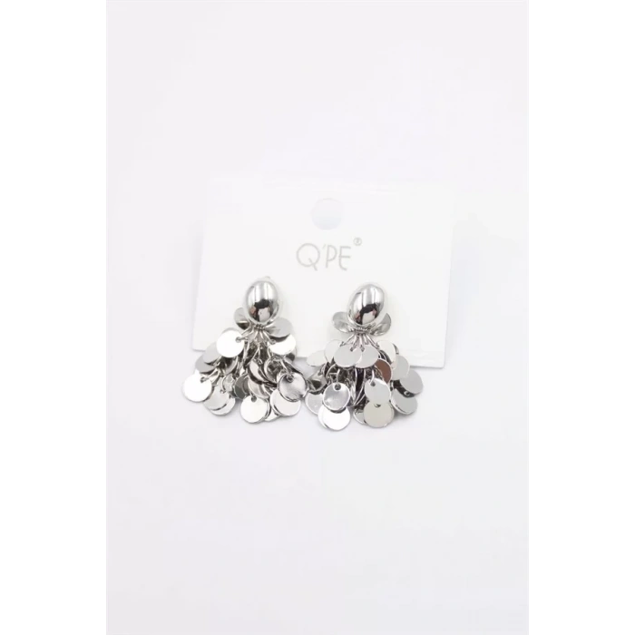 Pullu Küpe - Gümüş