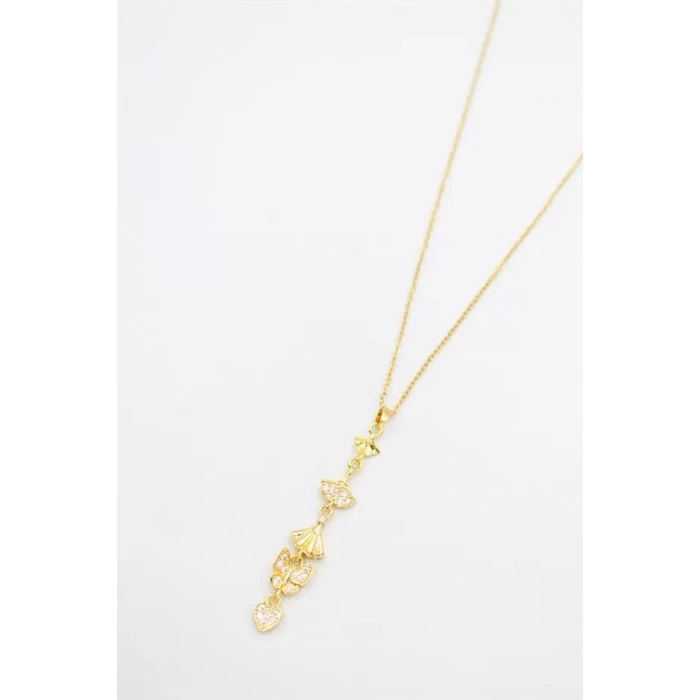 Şans Y Kolye - Altın