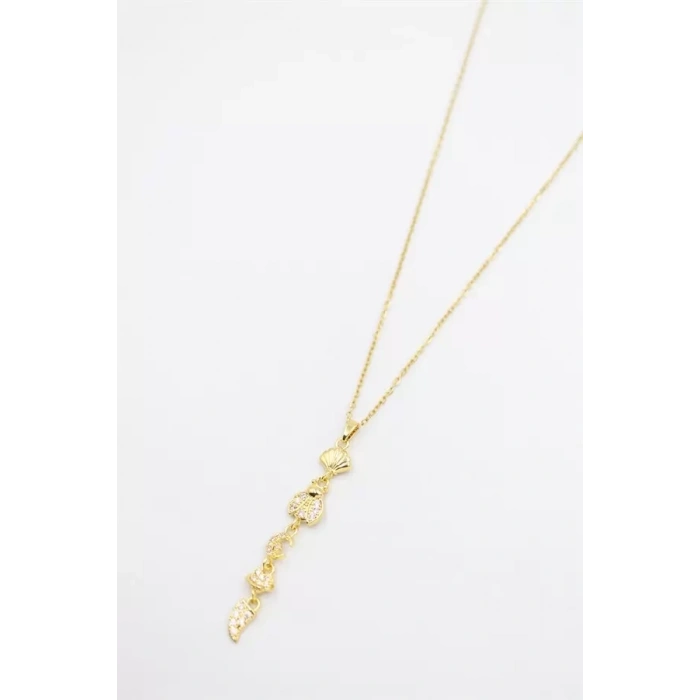 Şans Y Kolye - Altın