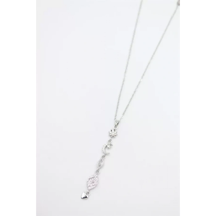 Şans Y Kolye - Gümüş