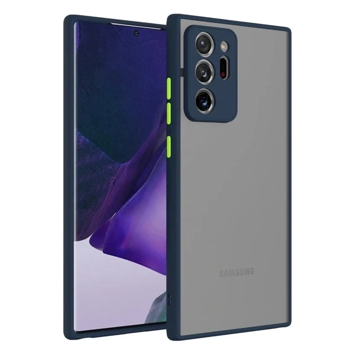 SM Galaxy Note 20 Ultra - Note 20 Plus Kamera Korumalı Silikon Kılıf-(5775)