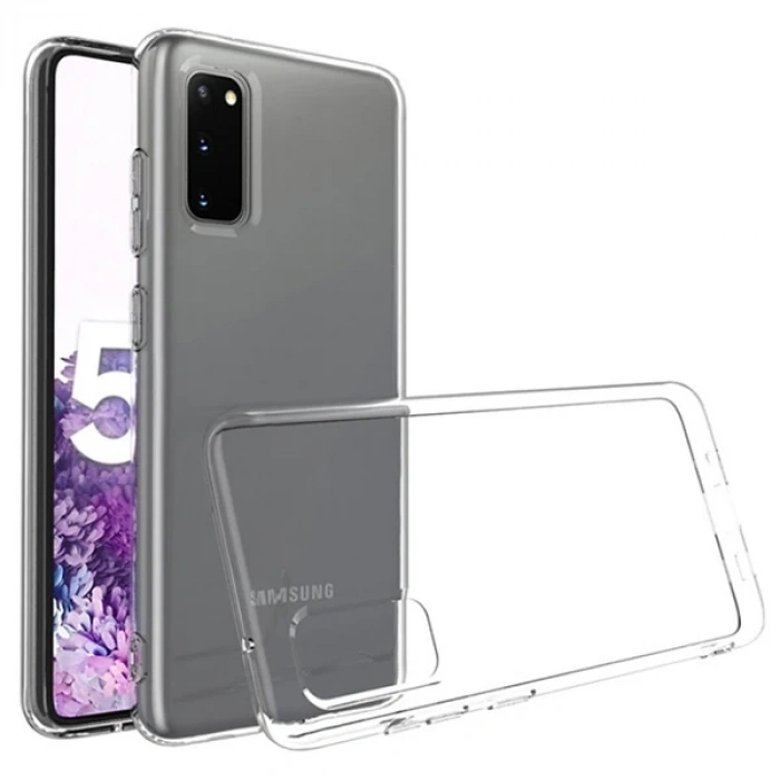 SM Galaxy S20/ S2 Lite 2.0mm Şeffaf Silikon kılıf Shockproof kılıf -> ŞEFFAF-(5775)