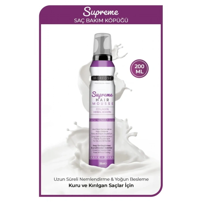Supreme Saç Köpük 200 ML - Nemlendirme - mrfs