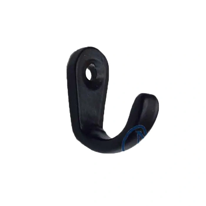 Tekli Anahtar Bijuteri Vitrin Dekor Askısı - Siyah 10x18x22 Mm